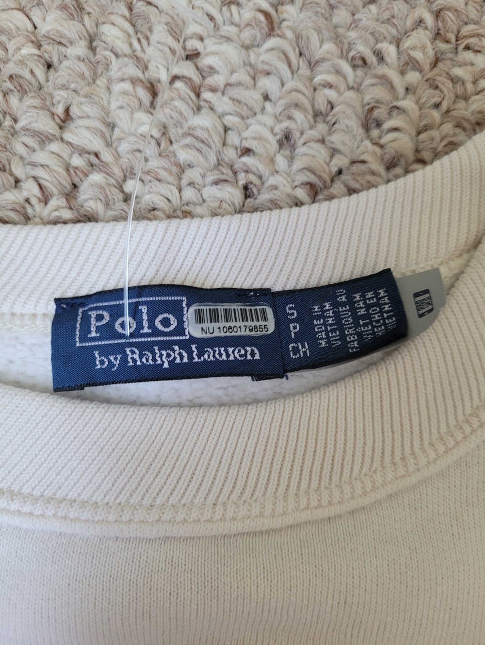 Polo Ralph Lsuren Pullover. Bear Print Front Sweatshirt - Picture 3 of 6